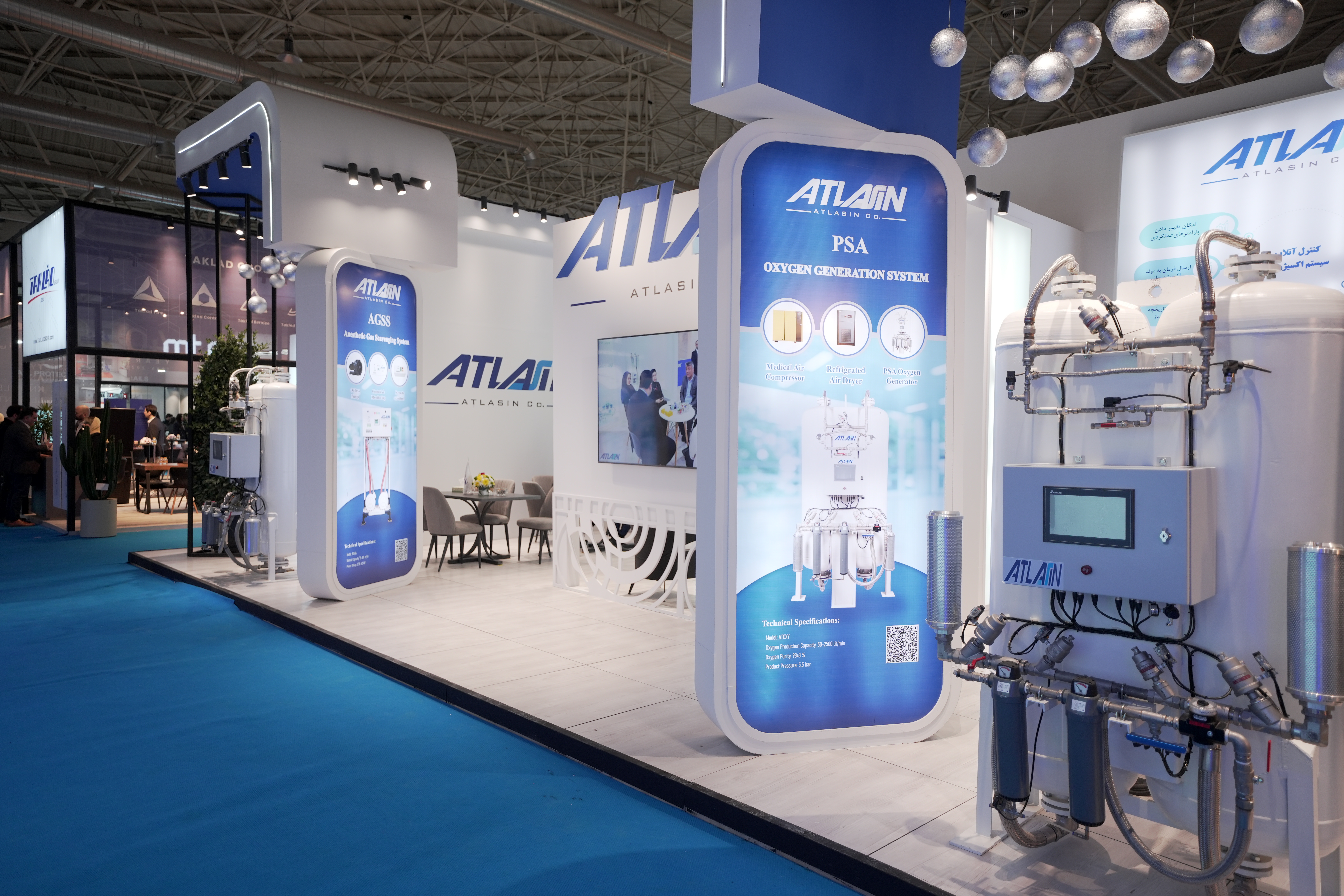 حضور اطلسین در دهمین نمایشگاه بیمارستان سازی